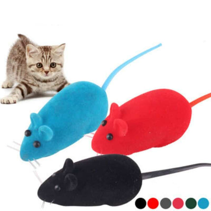 Colorful Silicone Mouse Cat Toy - wnkrs