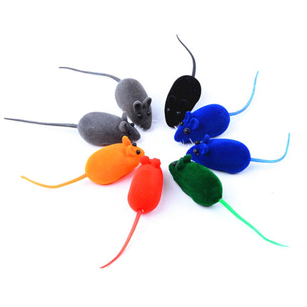 Colorful Silicone Mouse Cat Toy - wnkrs