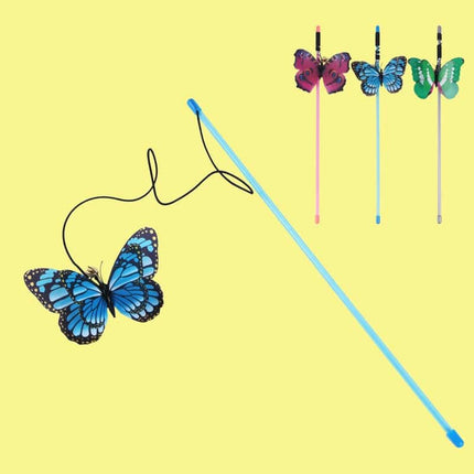 Butterfly Cat Playing Stick - wnkrs