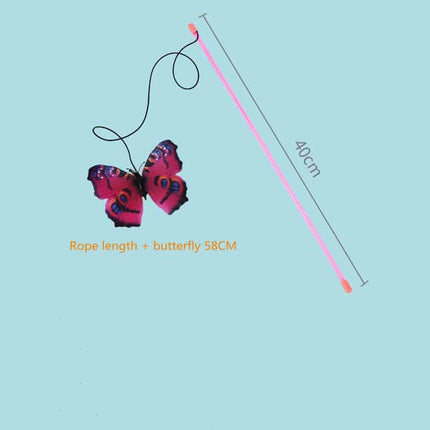 Butterfly Cat Playing Stick - wnkrs