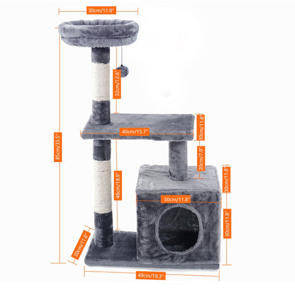 Happy Cat Tree House with Ladder - wnkrs