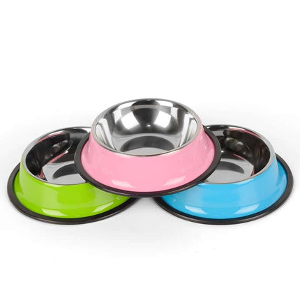 Universal Convenient Stainless Steel Pet's Feeding Bowl - wnkrs