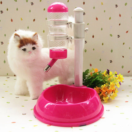 Automatic Pet's Water Dispenser with Food Bowl - wnkrs