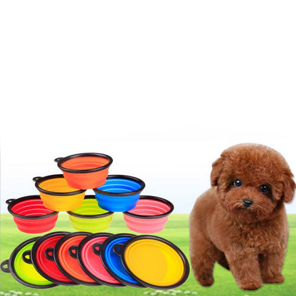 Pet's Foldable Portable Colorful Bowls - wnkrs