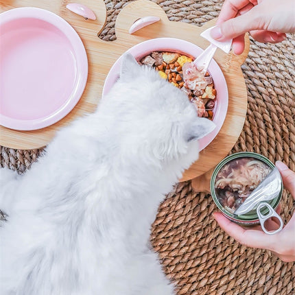 Ceramic Pet Bowl with Tilted Base - wnkrs