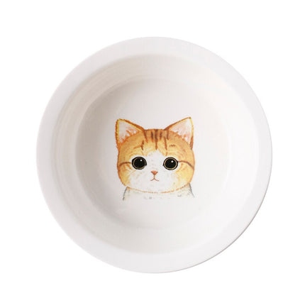 Ceramic Pet Bowl with Tilted Base - wnkrs