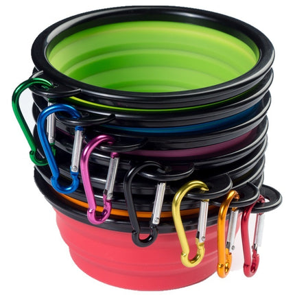 Folding Portable Silicone Pet Bowl - wnkrs