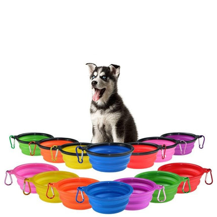 Folding Portable Silicone Pet Bowl - wnkrs