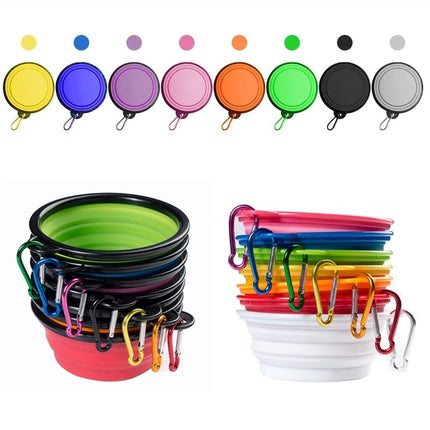 Folding Portable Silicone Pet Bowl - wnkrs