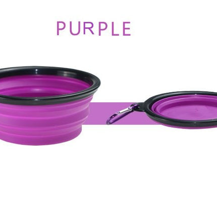 Folding Portable Silicone Pet Bowl - wnkrs