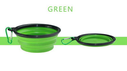 Folding Portable Silicone Pet Bowl - wnkrs