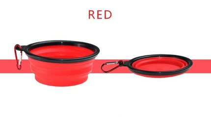 Folding Portable Silicone Pet Bowl - wnkrs