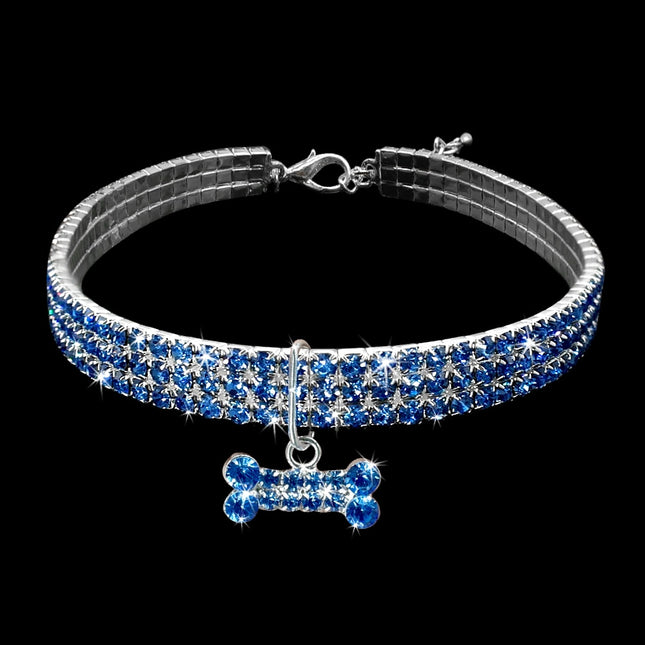 Shiny Crystal Collar for Small Dogs - wnkrs