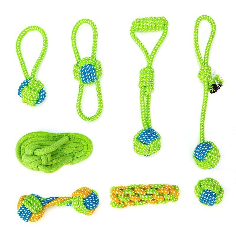 Cotton Rope Dog Toy in Assorted Shapes