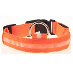 Safety LED Luminous Nylon Collar for Pets - wnkrs