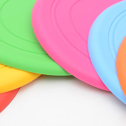 Colorful Silicone Flying Disk Dog Toy - wnkrs