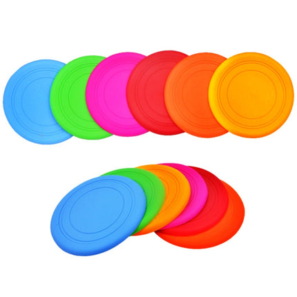 Colorful Silicone Flying Disk Dog Toy - wnkrs