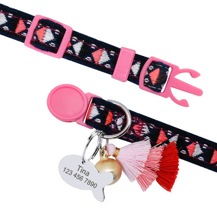 Personalized Collar for Pets with Bell - wnkrs