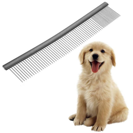 Chrome Plate Pet Grooming Comb - wnkrs