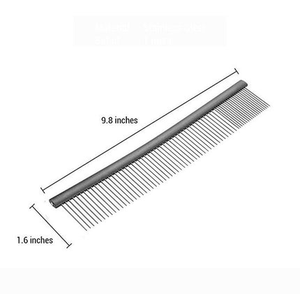 Chrome Plate Pet Grooming Comb - wnkrs