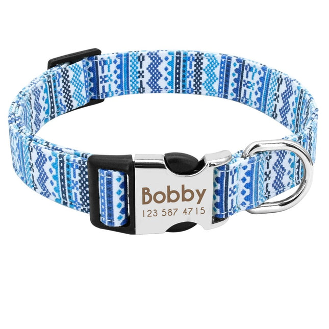 Dog's Boho Print Collar - wnkrs