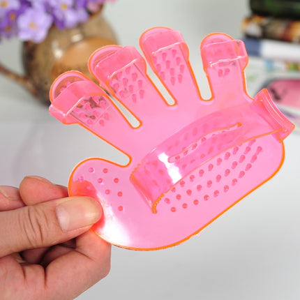 Pink Pet Grooming Glove - wnkrs