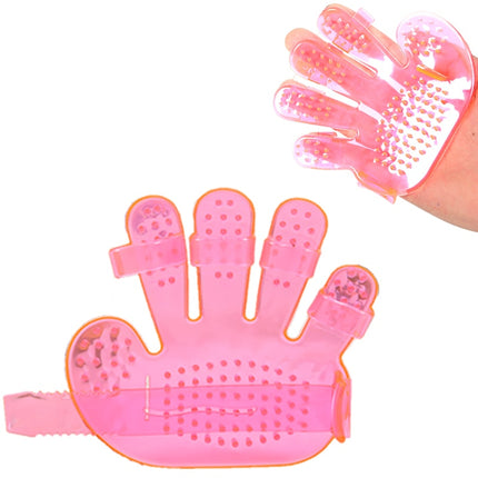 Pink Pet Grooming Glove - wnkrs