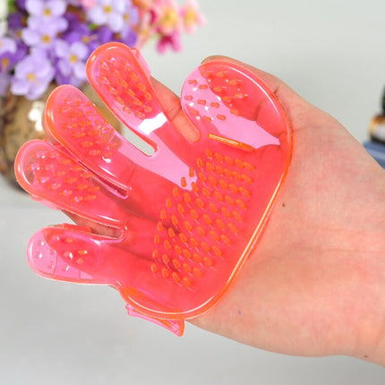 Pink Pet Grooming Glove - wnkrs