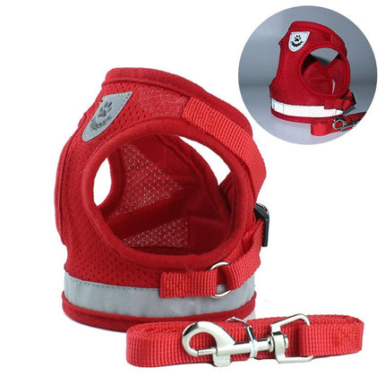 Dog's Reflective Harness with Leash - wnkrs