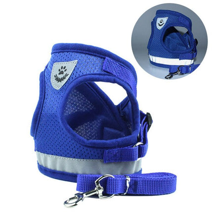 Dog's Reflective Harness with Leash - wnkrs