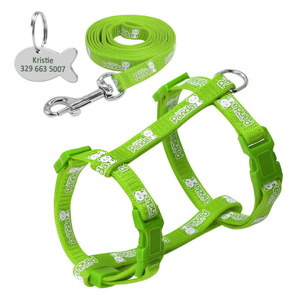 Cat's Luminous Harness And Leash Set - wnkrs