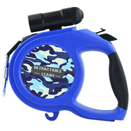 Multifunctional Automatic Retractable Dog's Leash with LED Flashlight - wnkrs