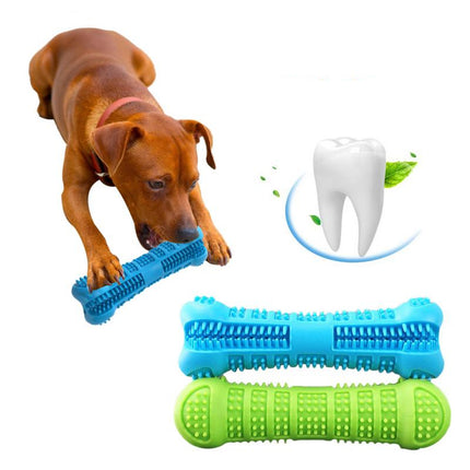 Soft Silicone Bone-Shaped Dog Toothbrush - wnkrs