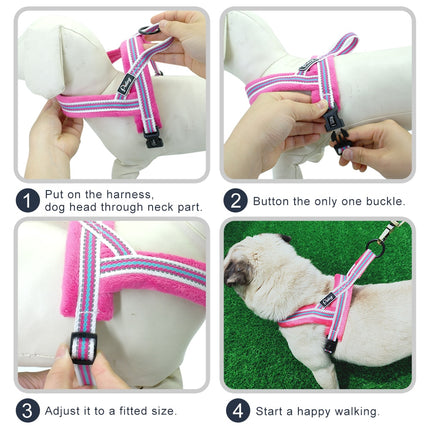 Adjustable Reflective Dog Harness - wnkrs
