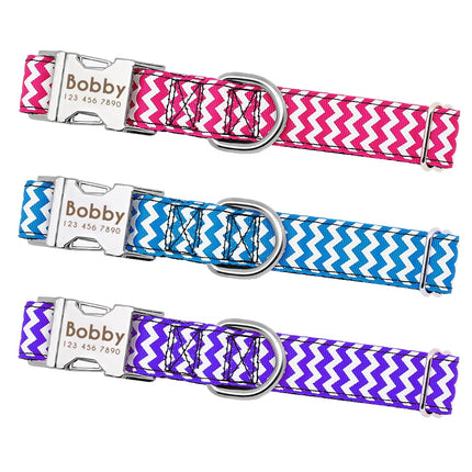Dog's Zig Zag Pattern Collar - wnkrs