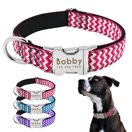 Dog's Zig Zag Pattern Collar - wnkrs