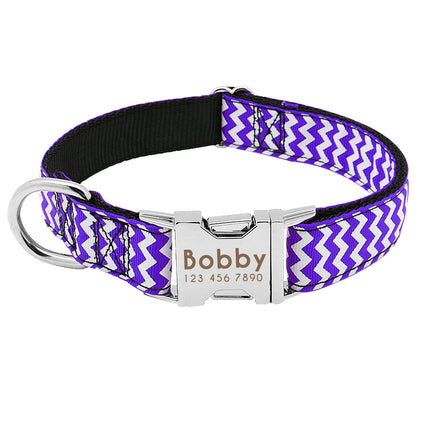 Dog's Zig Zag Pattern Collar - wnkrs