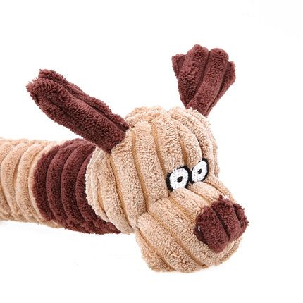 Amusing Dog Shaped Chewing Plush Pet's Toy - wnkrs