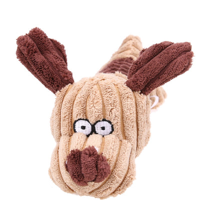 Amusing Dog Shaped Chewing Plush Pet's Toy - wnkrs