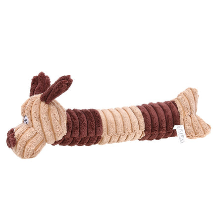 Amusing Dog Shaped Chewing Plush Pet's Toy - wnkrs