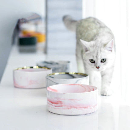 Cat's Marble Ceramic Bowl - wnkrs