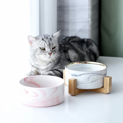 Cat's Marble Ceramic Bowl - wnkrs