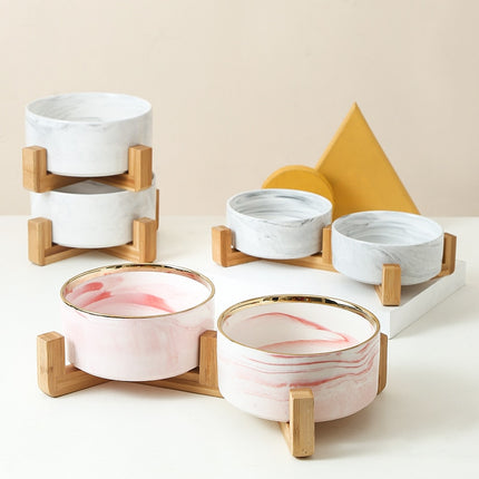 Cat's Marble Ceramic Bowl - wnkrs