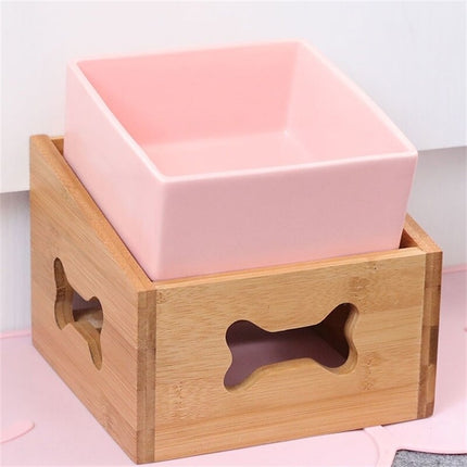 Square Shaped Pet Bowl - wnkrs