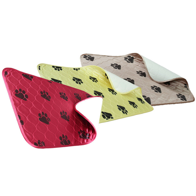 Dog's Mat with Dog Paws Print