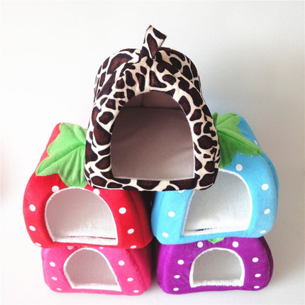Cosy Soft Patterned Cotton Pet Bed - wnkrs