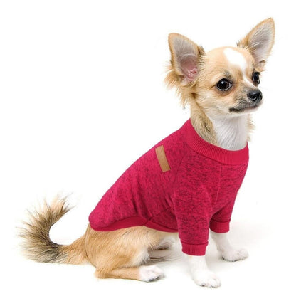 Warm Cotton Melange Color Dog’s Sweater - wnkrs