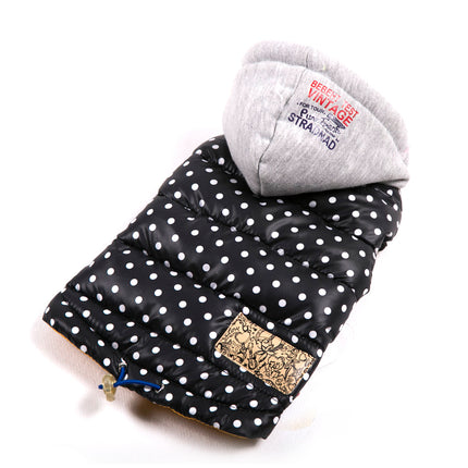 Winter Polka Dot Pet's Vest - wnkrs