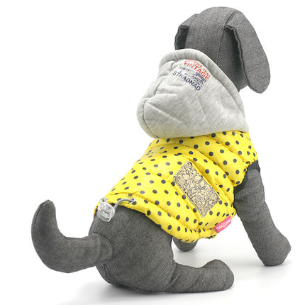 Winter Polka Dot Pet's Vest - wnkrs