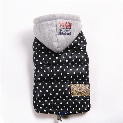 Winter Polka Dot Pet's Vest - wnkrs